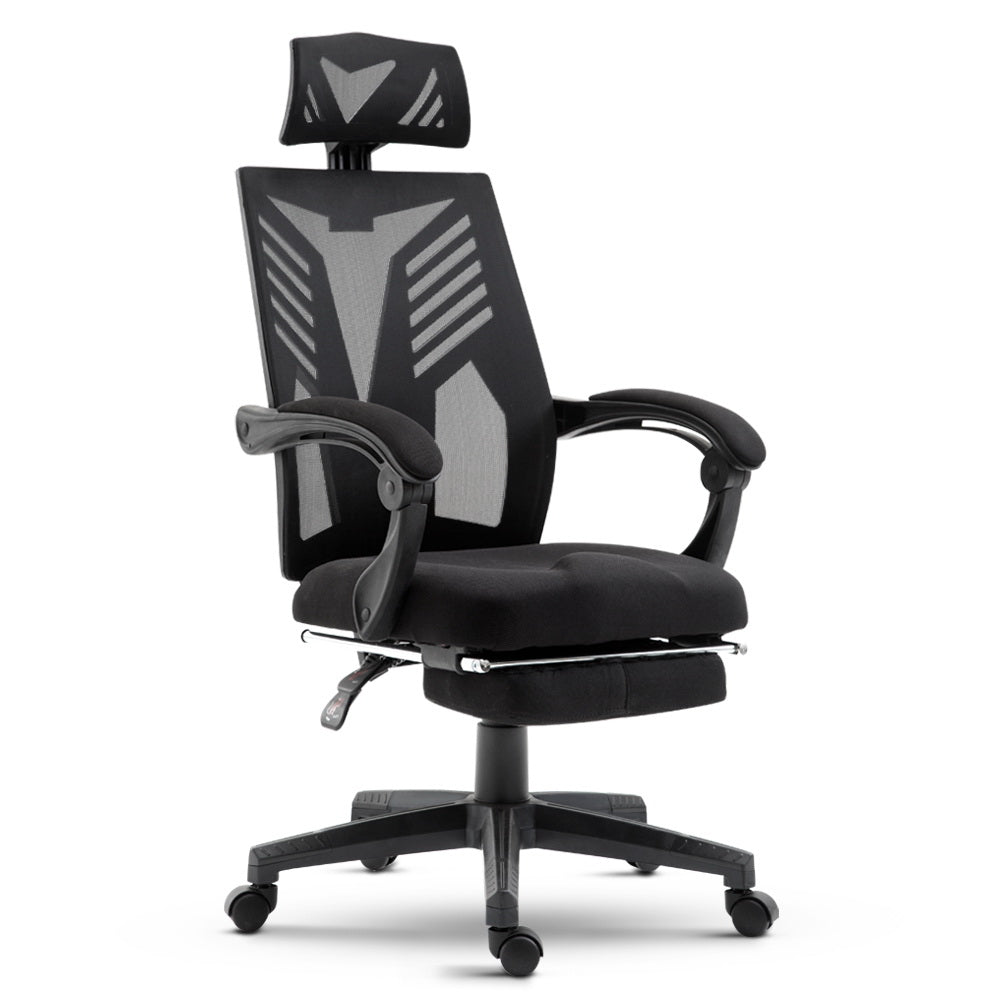 Artiss Gaming Office Chair Computer Desk Chair Home Work Recliner Black freeshipping - Awezingly