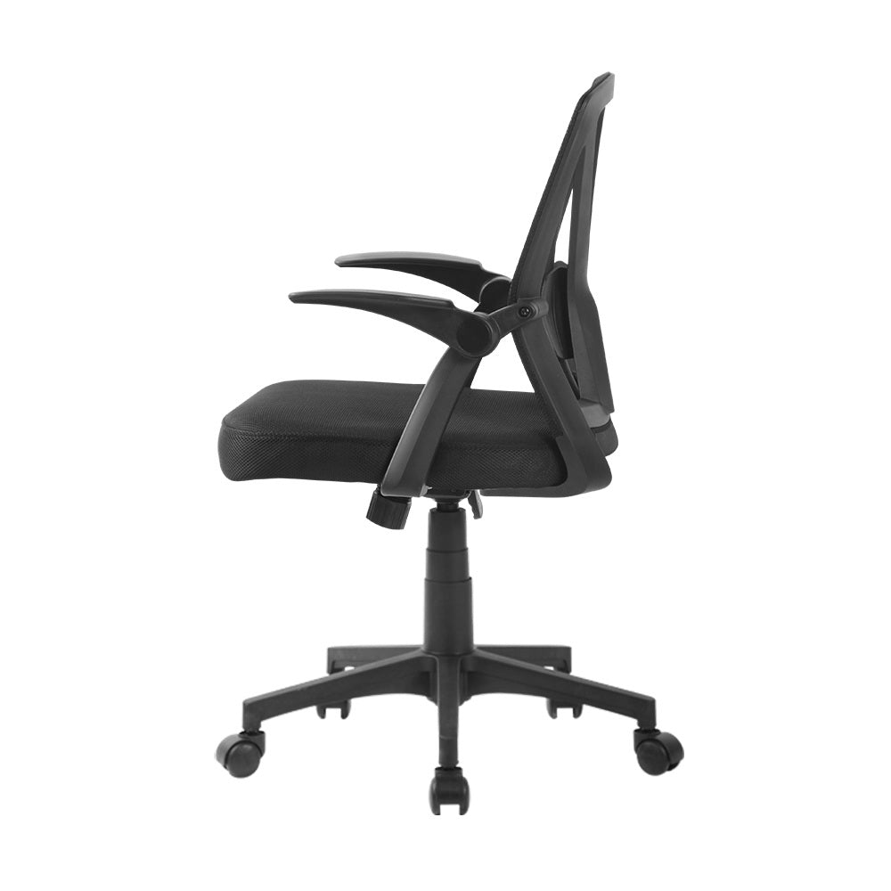 Artiss Gaming Office Chair Mesh Computer Chairs Swivel Executive Mid Back Black freeshipping - Awezingly