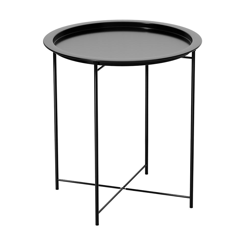 Gardeon Coffee Side Table Steel Outdoor Furniture Indoor Desk Patio Garden