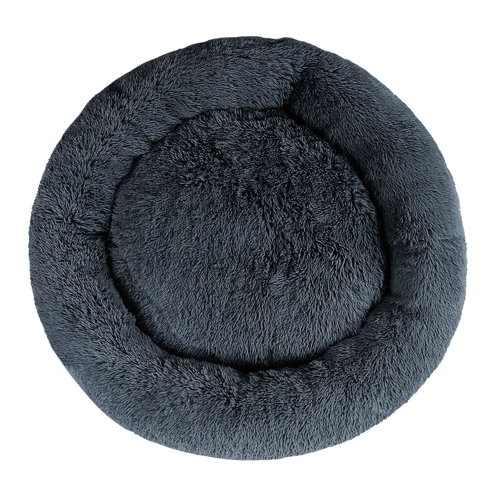 Pet Bed Dog Cat Calming Bed Extra Large 110cm Dark Grey Sleeping Comfy Washable freeshipping - Awezingly