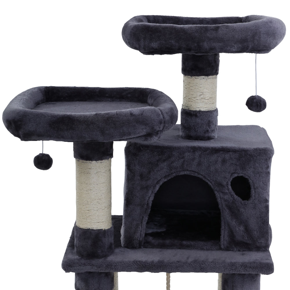 i.Pet Cat Tree Trees Scratching Post Scratcher Tower Condo House Furniture Wood freeshipping - Awezingly