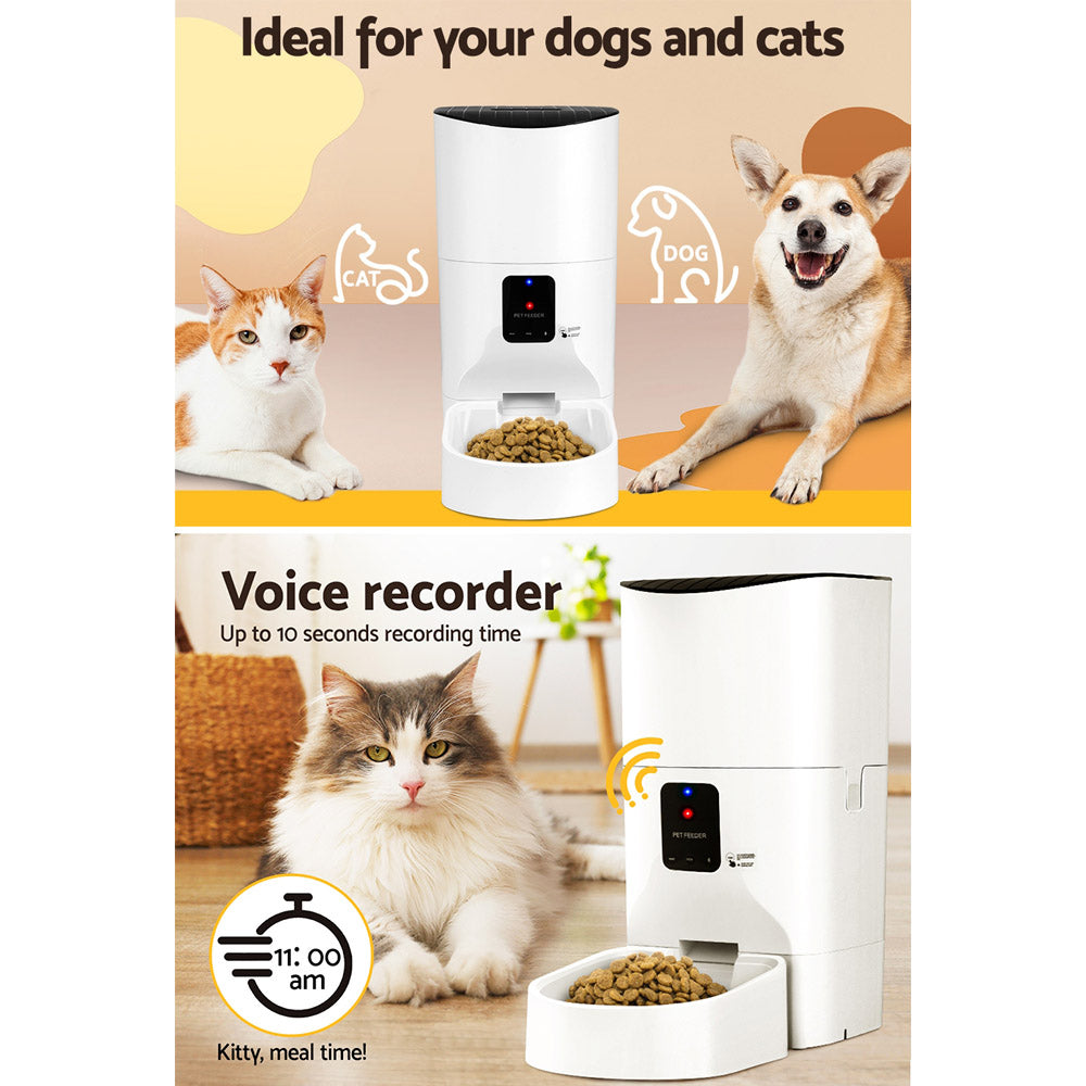 i.Pet Automatic Pet Feeder 9L Auto Wifi Dog Cat Feeder Smart Food App Dispenser