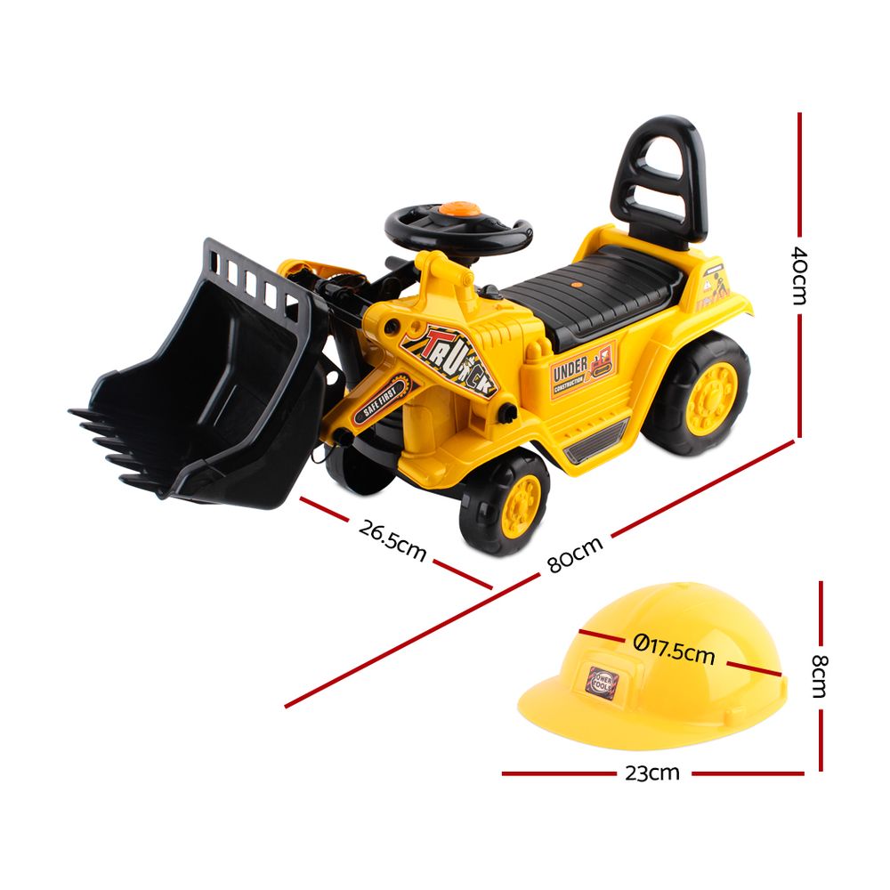 Keezi Kids Ride On Bulldozer - Yellow freeshipping - Awezingly