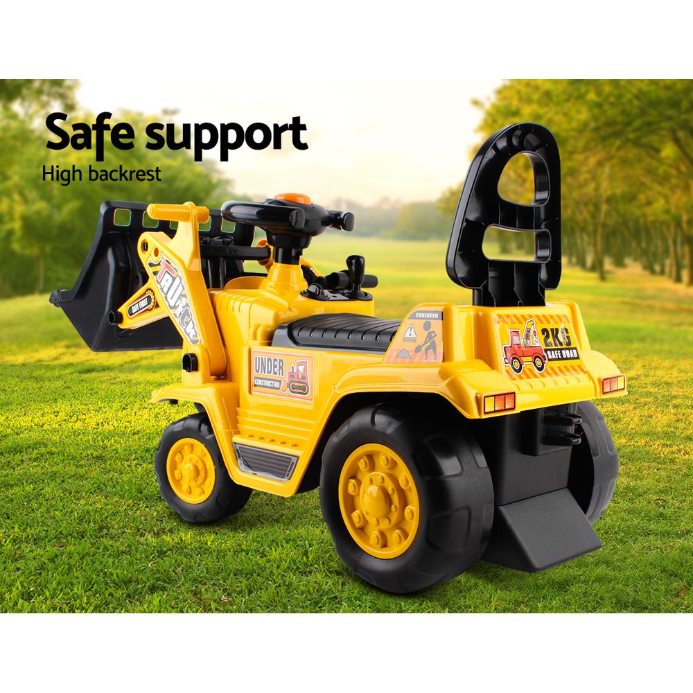 Keezi Kids Ride On Bulldozer - Yellow freeshipping - Awezingly