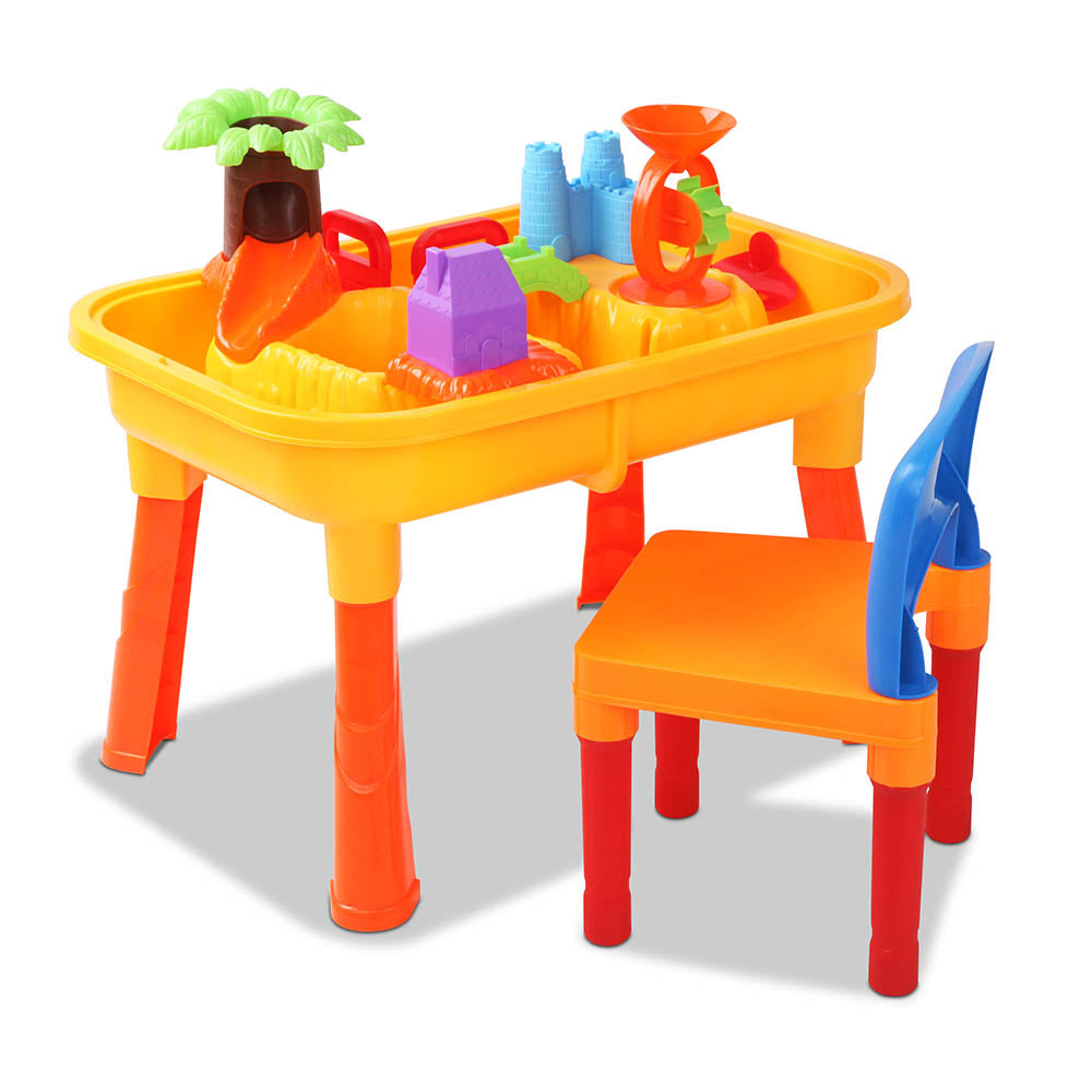 Keezi Kids Table & Chair Sandpit Set freeshipping - Awezingly