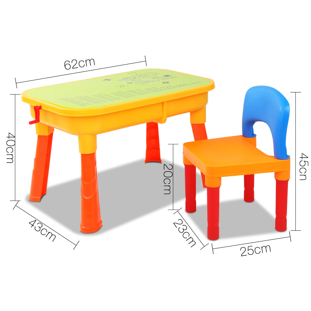 Keezi Kids Table & Chair Sandpit Set freeshipping - Awezingly