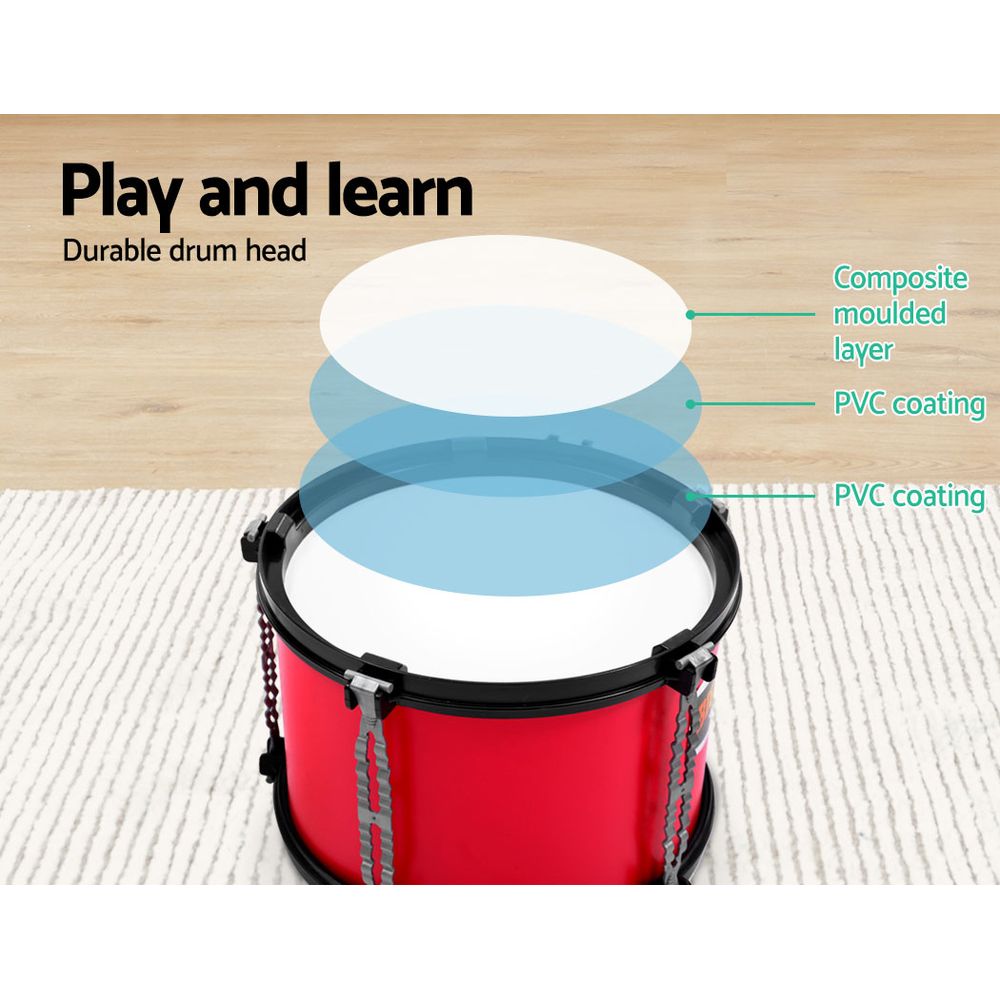 Keezi Kids 7 Drum Set Junior Drums Kit Musical Play Toys Childrens Mini Big Band freeshipping - Awezingly