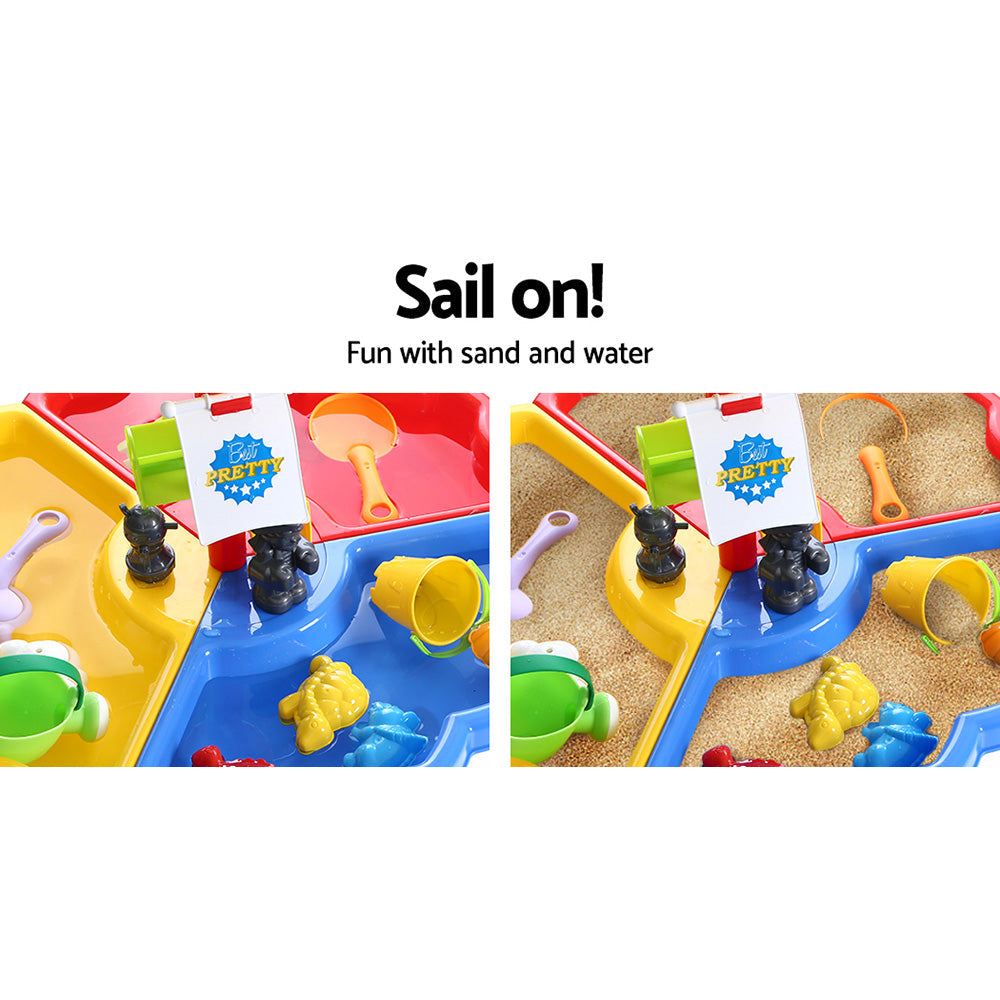 Keezi Kids Beach Sand and Water Sandpit Outdoor Table Childrens Bath Toys freeshipping - Awezingly