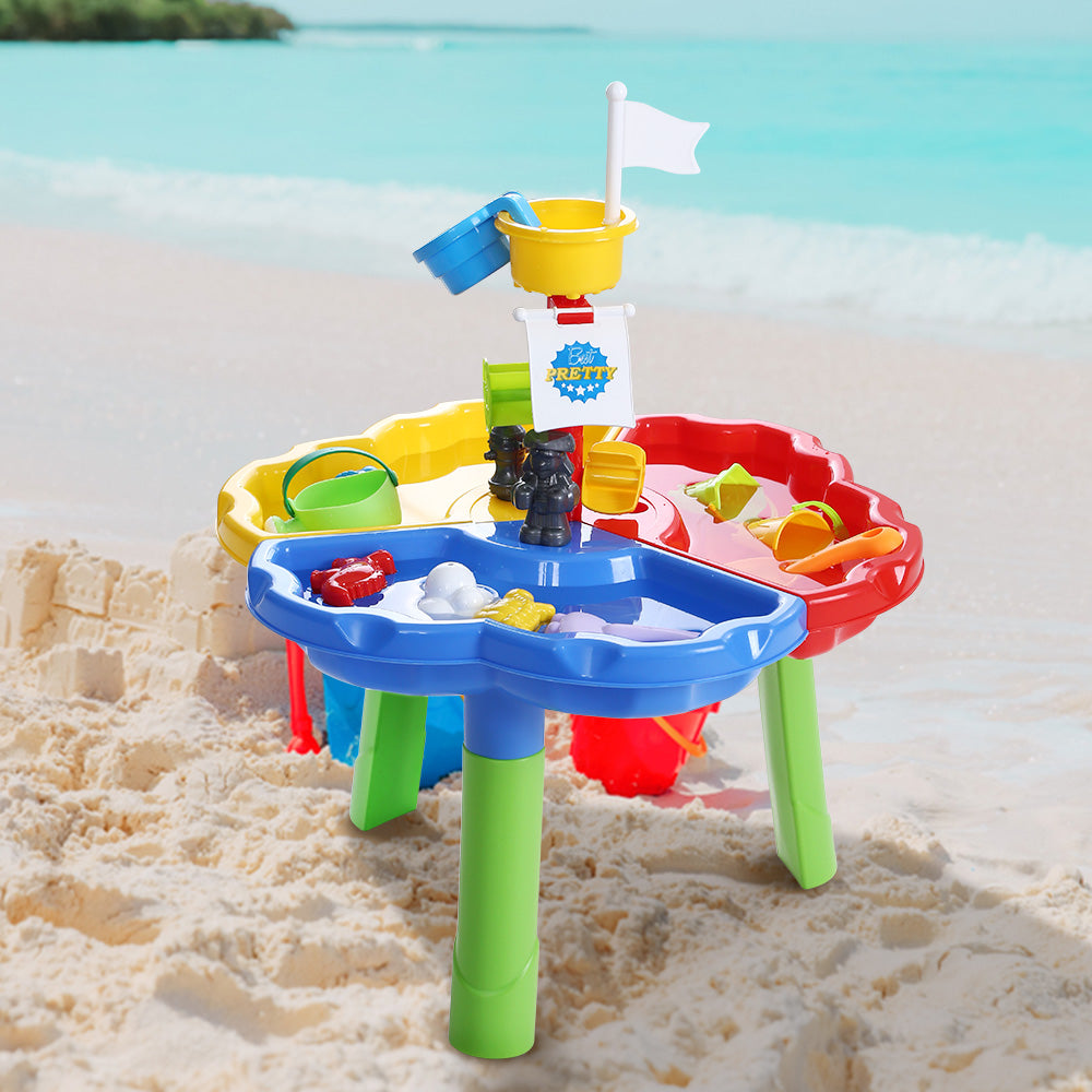 Keezi Kids Beach Sand and Water Sandpit Outdoor Table Childrens Bath Toys freeshipping - Awezingly