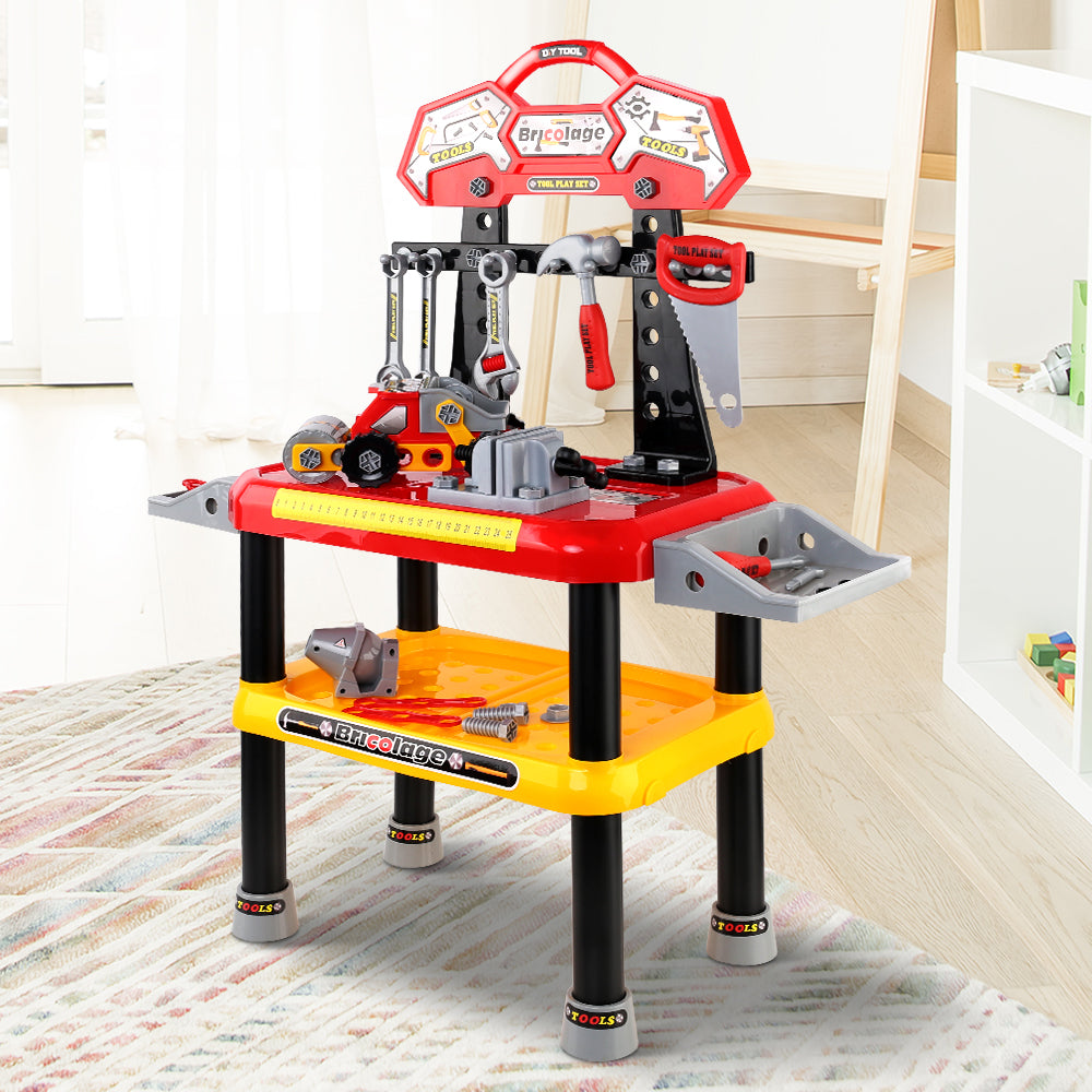 Keezi Kids Workbench Play Set - Red freeshipping - Awezingly