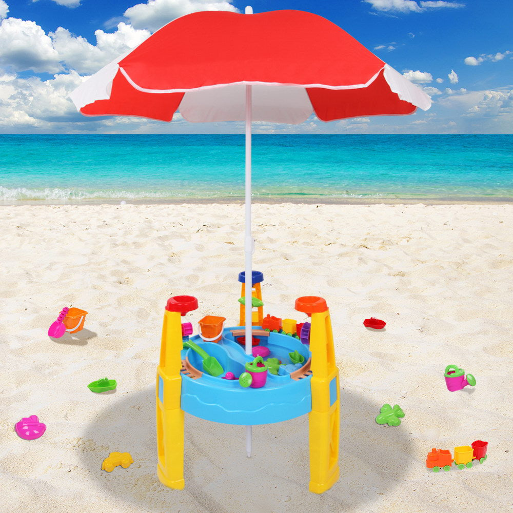 Keezi 26 Piece Kids Umbrella & Table Set freeshipping - Awezingly