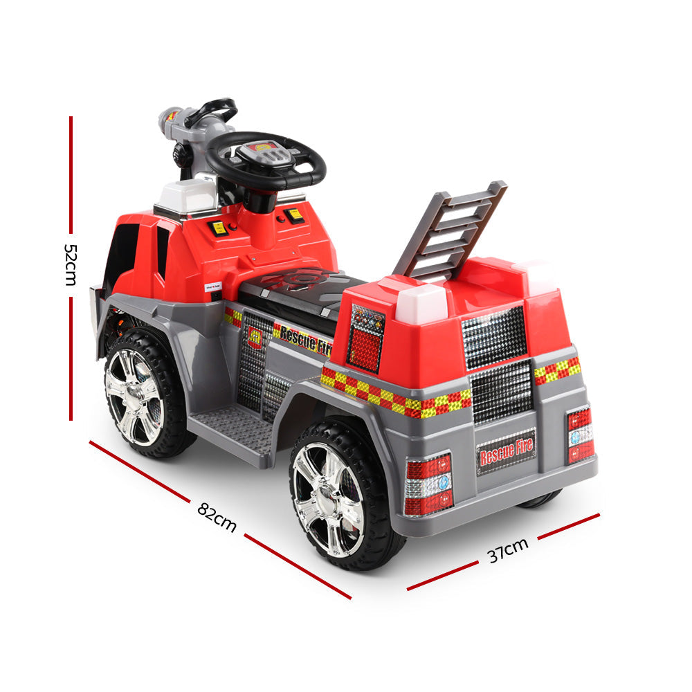 Rigo Kids Ride On Fire Truck Motorbike Motorcycle Car Red Grey freeshipping - Awezingly