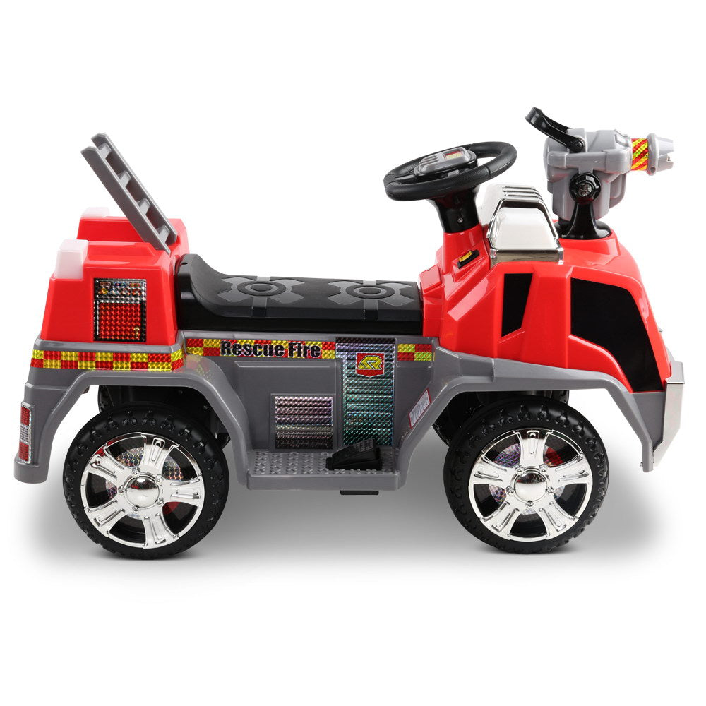 Rigo Kids Ride On Fire Truck Motorbike Motorcycle Car Red Grey freeshipping - Awezingly