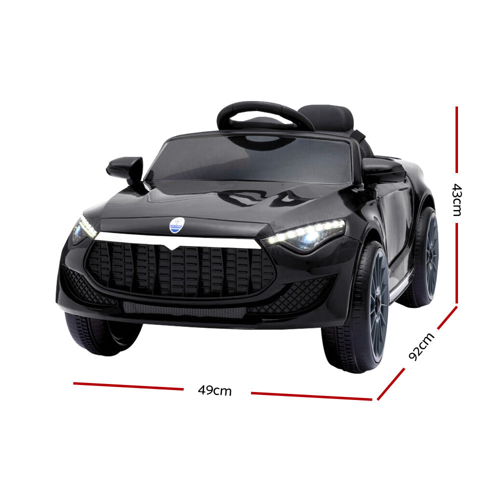 Rigo Maserati Kids Ride On Car - Black freeshipping - Awezingly