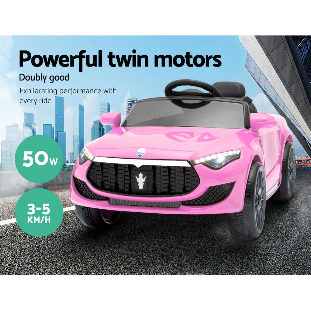 Rigo Maserati Kids Ride On Car -  Pink freeshipping - Awezingly