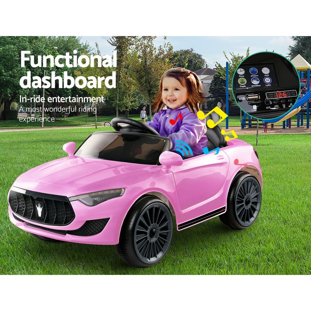 Rigo Maserati Kids Ride On Car -  Pink freeshipping - Awezingly