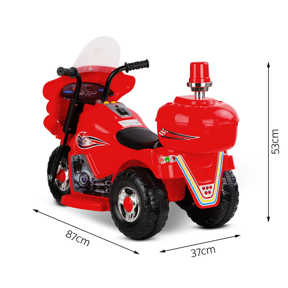 Rigo Kids Ride On Motorbike Motorcycle Car Red freeshipping - Awezingly