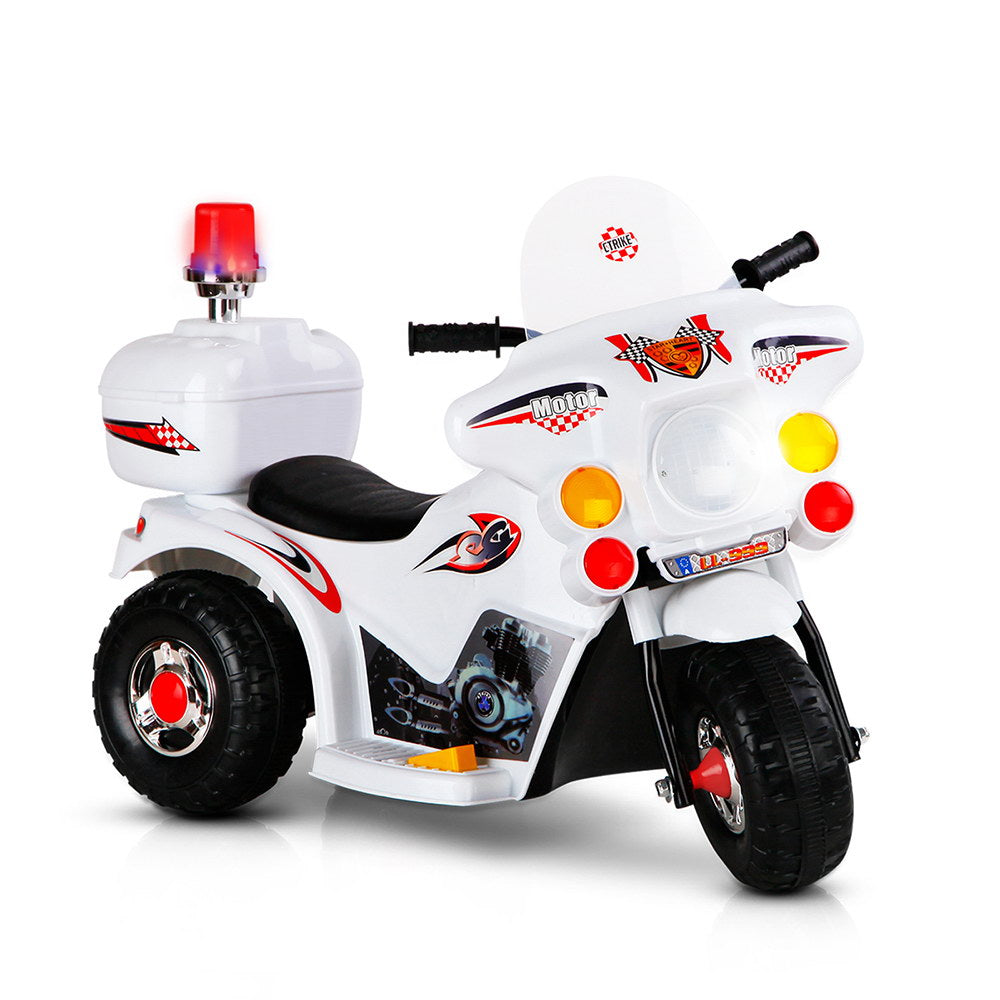 Rigo Kids Ride On Motorbike Motorcycle Car Toys White freeshipping - Awezingly