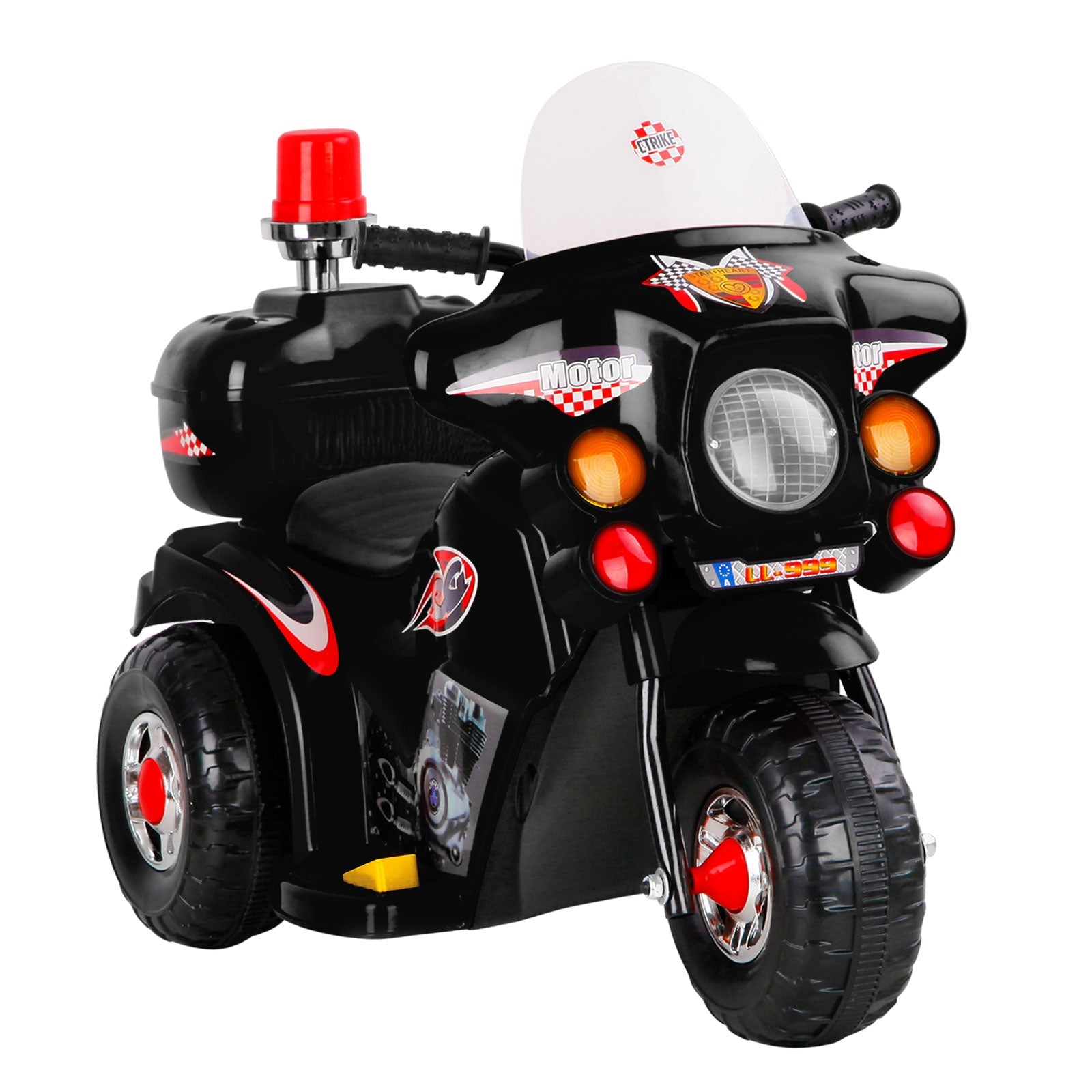 Rigo Kids Ride On Motorbike Motorcycle Car Black freeshipping - Awezingly