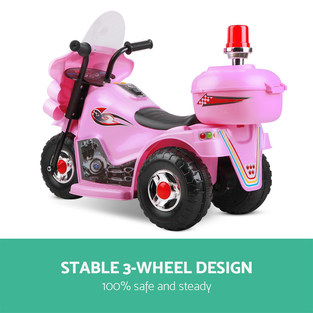 Rigo Kids Ride On Motorbike Motorcycle Car Pink freeshipping - Awezingly