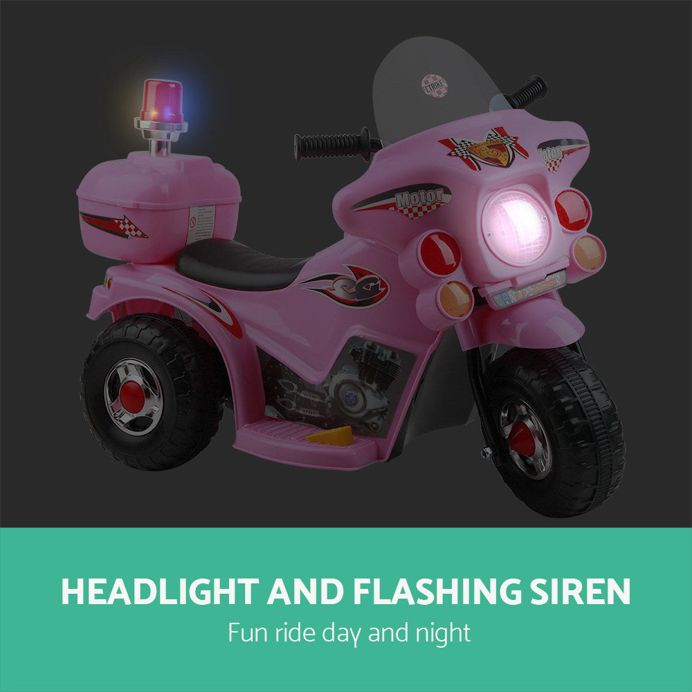 Rigo Kids Ride On Motorbike Motorcycle Car Pink freeshipping - Awezingly