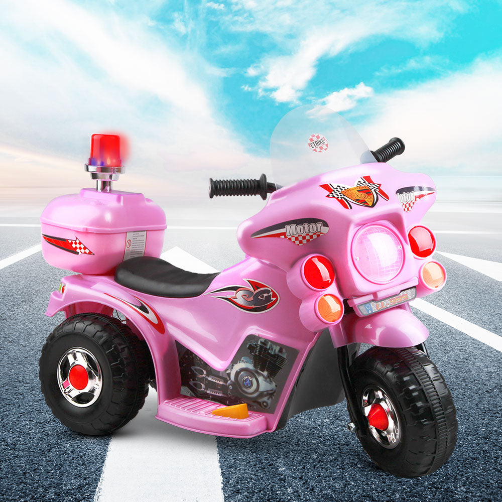 Rigo Kids Ride On Motorbike Motorcycle Car Pink freeshipping - Awezingly