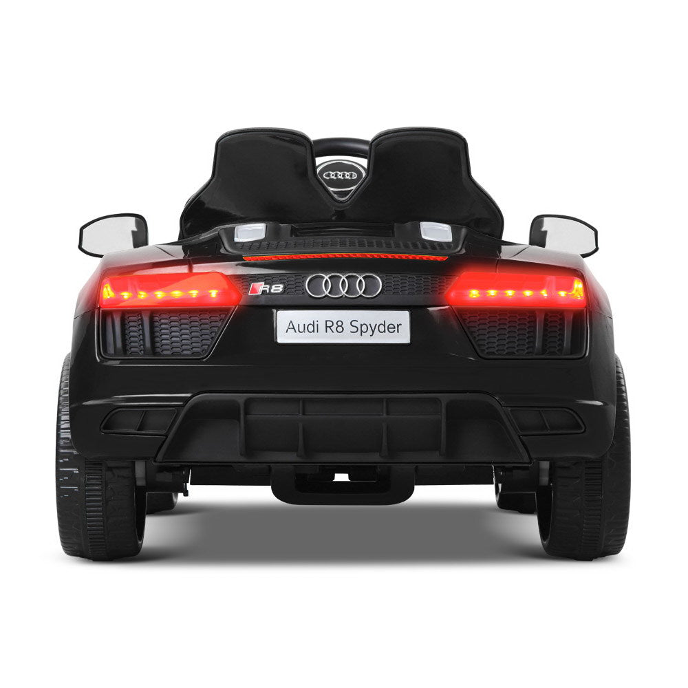 Kids Ride On Car Audi R8 Licensed Electric 12V Black freeshipping - Awezingly