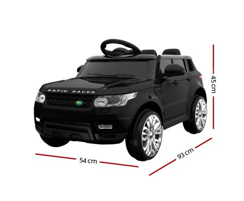 Rigo Kids Ride On Car Electric 12V Black freeshipping - Awezingly