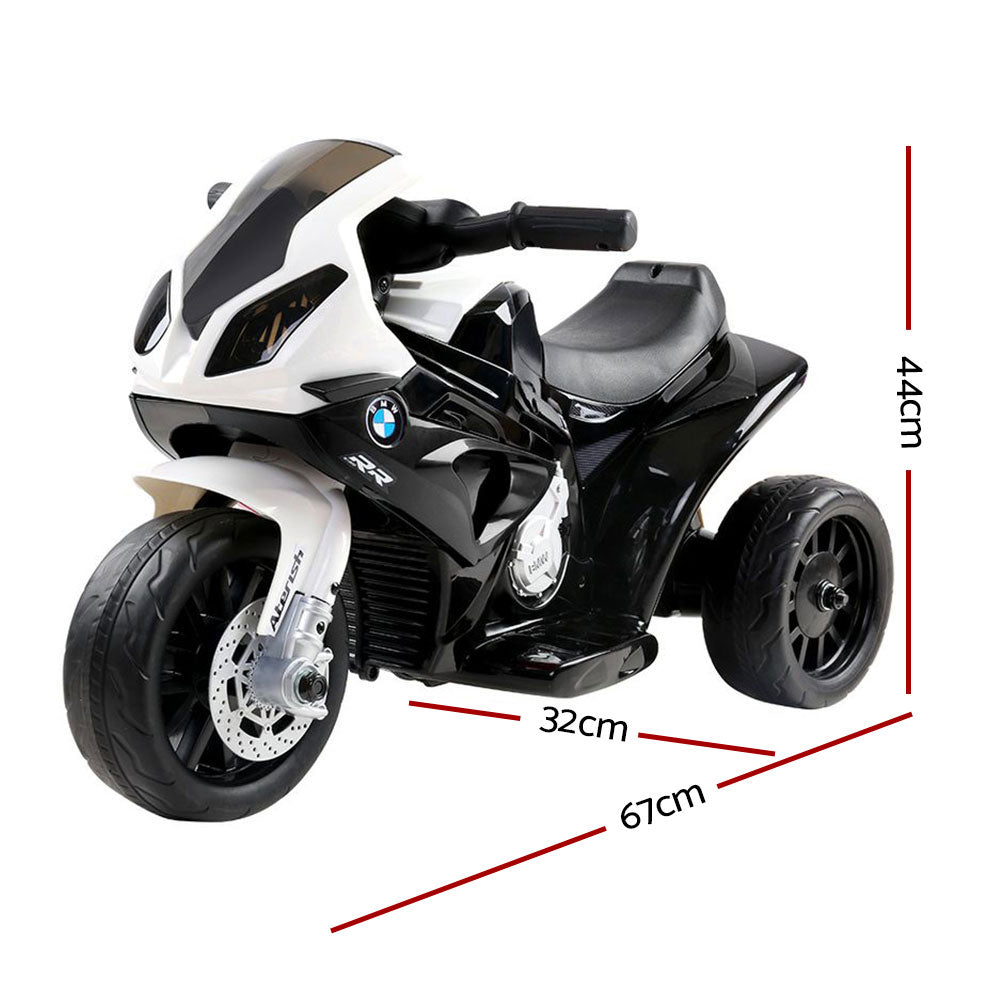 Kids Ride On Motorbike BMW Licensed S1000RR Motorcycle Car Black freeshipping - Awezingly