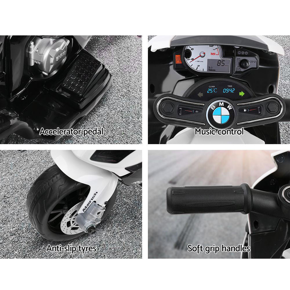 Kids Ride On Motorbike BMW Licensed S1000RR Motorcycle Car Black freeshipping - Awezingly