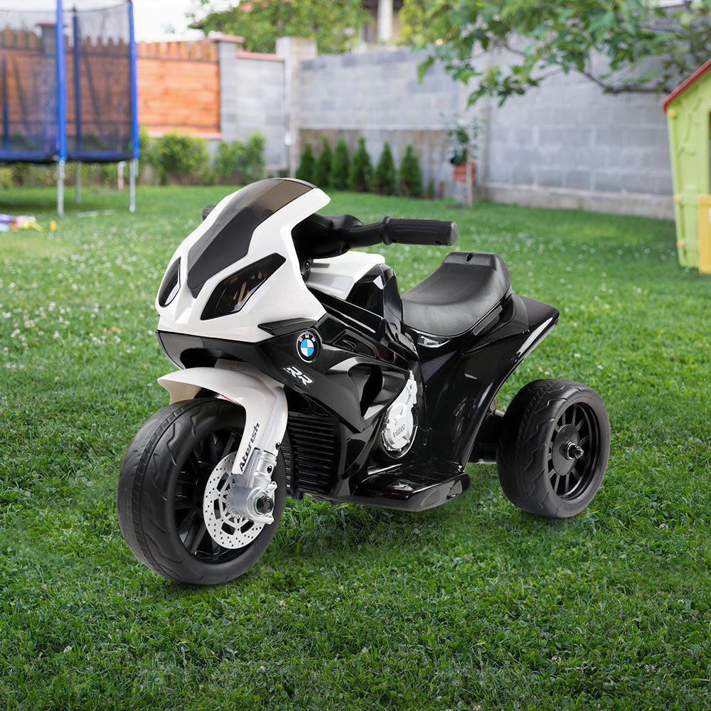 Kids Ride On Motorbike BMW Licensed S1000RR Motorcycle Car Black freeshipping - Awezingly