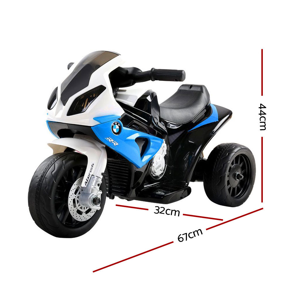 Kids Ride On Motorbike BMW Licensed S1000RR Motorcycle Car Blue freeshipping - Awezingly