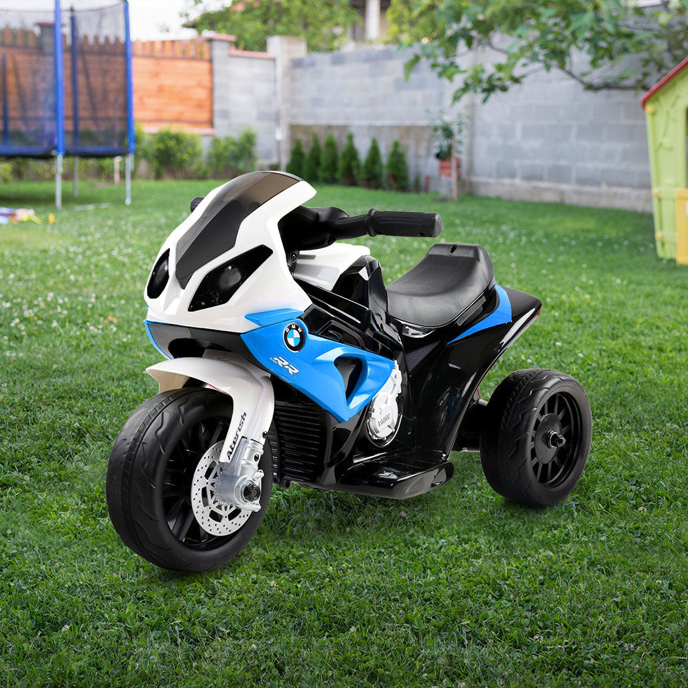 Kids Ride On Motorbike BMW Licensed S1000RR Motorcycle Car Blue freeshipping - Awezingly