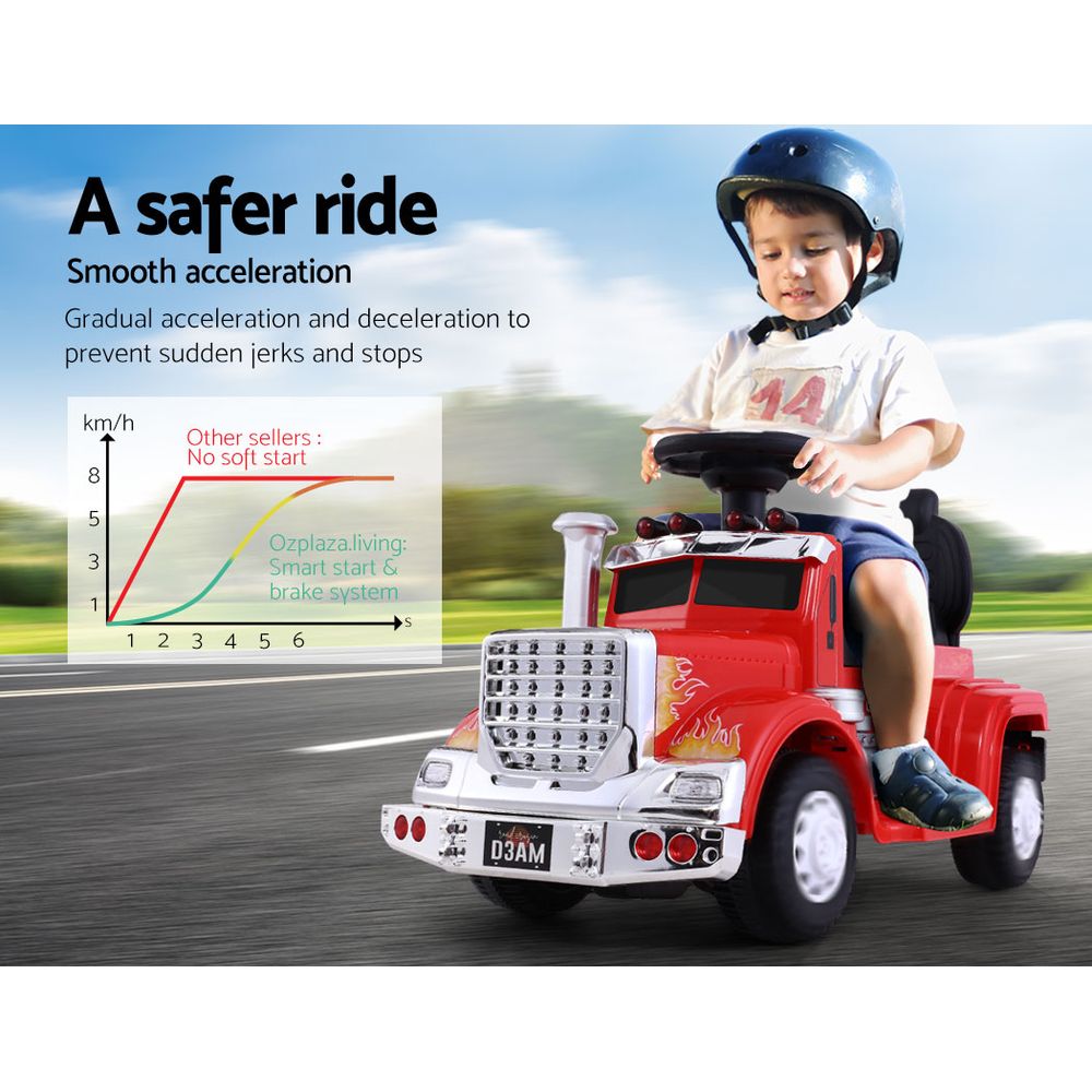 Ride On Cars Kids Electric Toys Car Battery Truck Childrens Motorbike Toy Rigo Red freeshipping - Awezingly