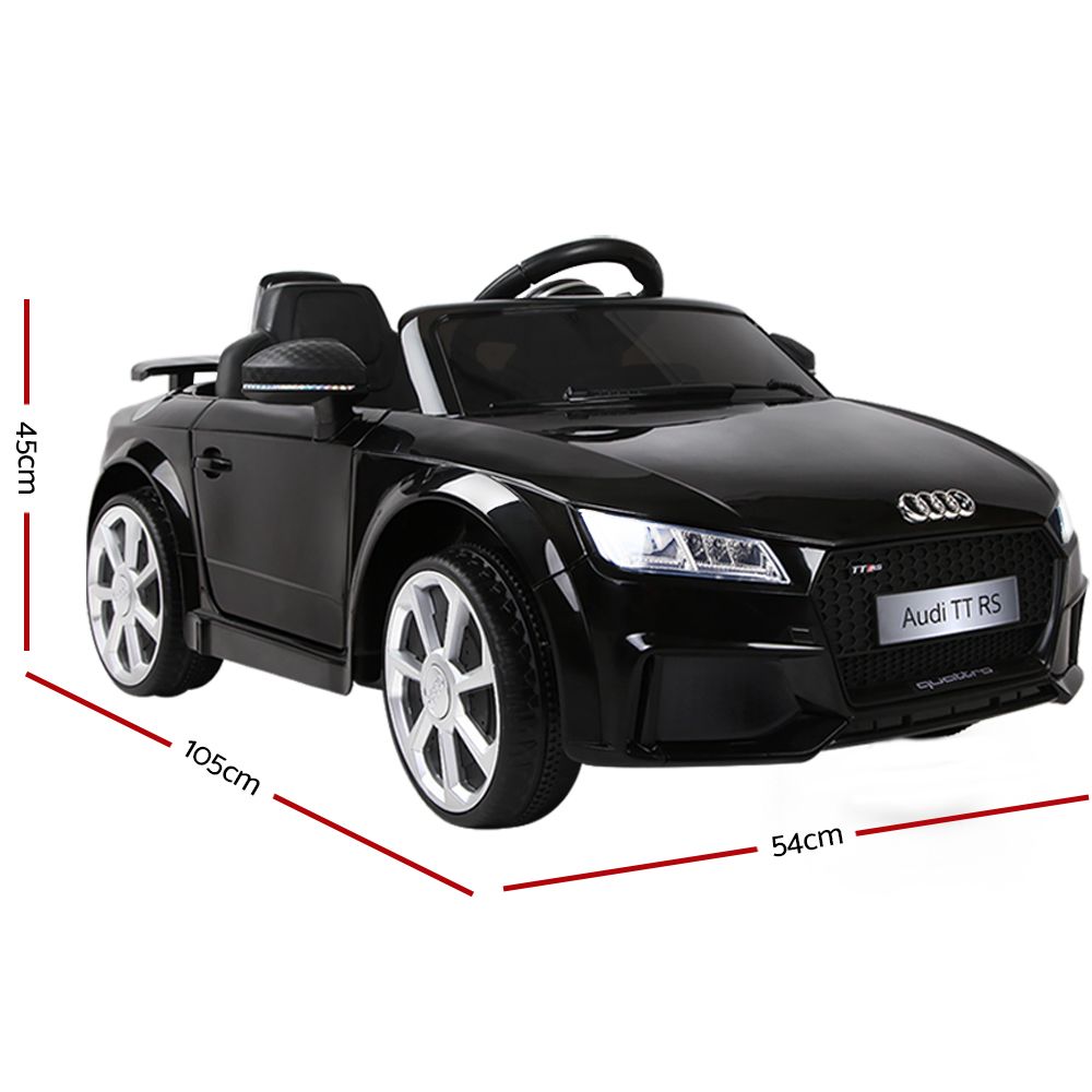 Kids Ride On Car Audi Licensed TT RS Black freeshipping - Awezingly