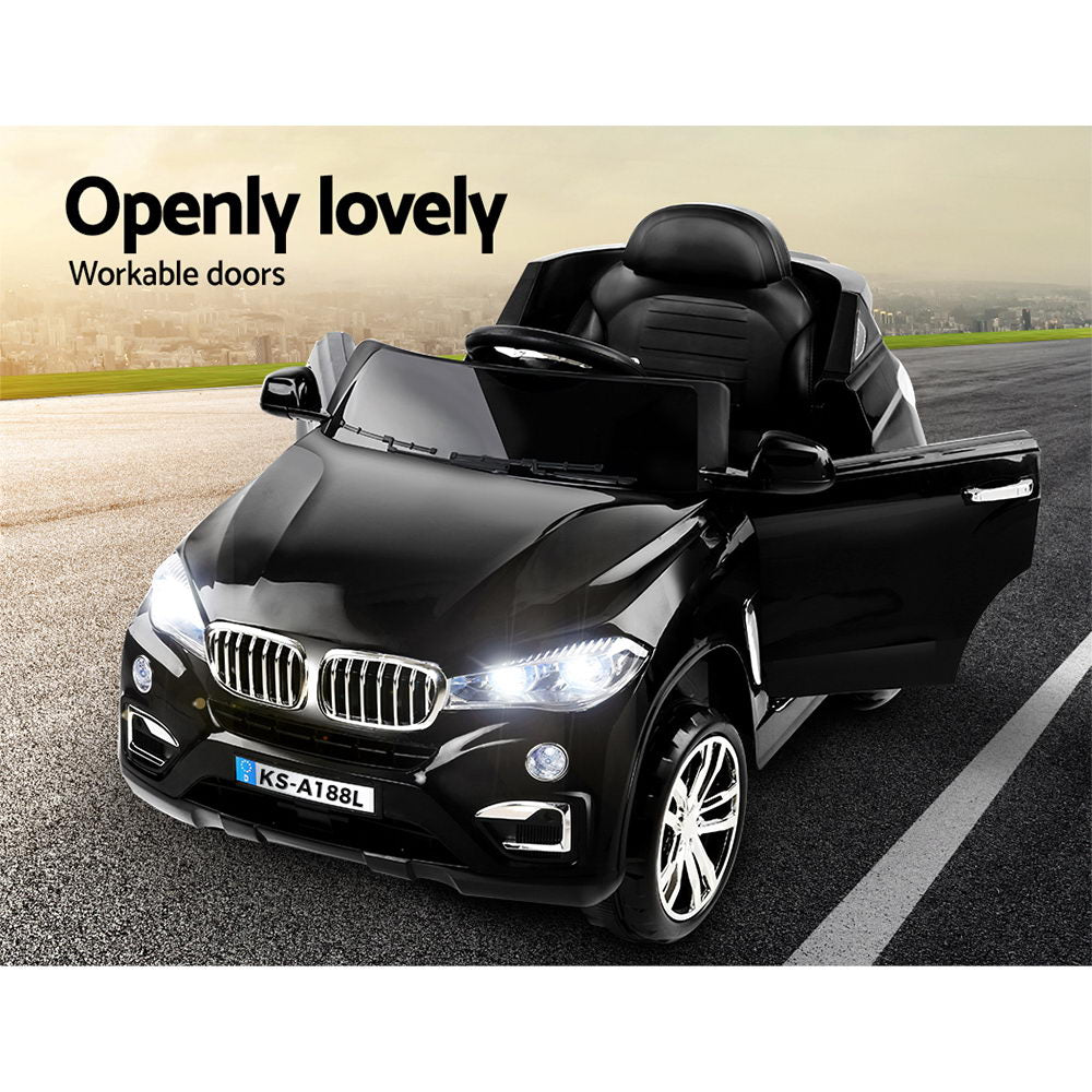 Kids Ride On Car BMW X5 Inspired Electric 12V Black freeshipping - Awezingly