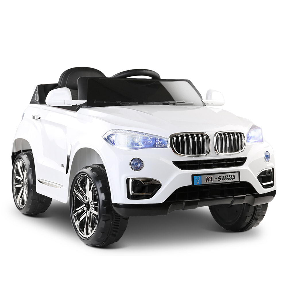 Rigo Kids Ride On Car  - White freeshipping - Awezingly