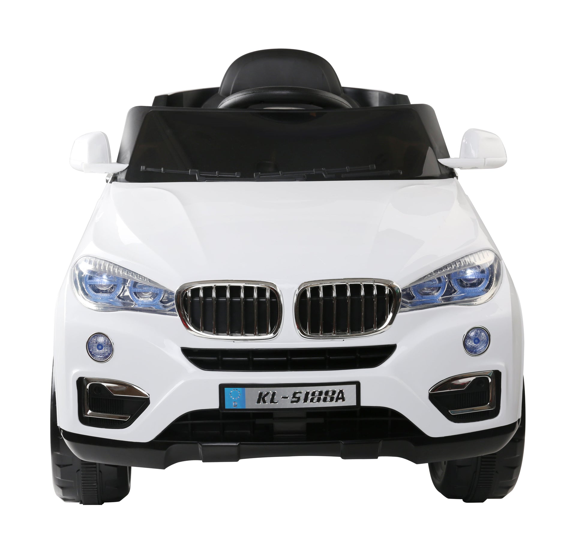 Rigo Kids Ride On Car  - White freeshipping - Awezingly