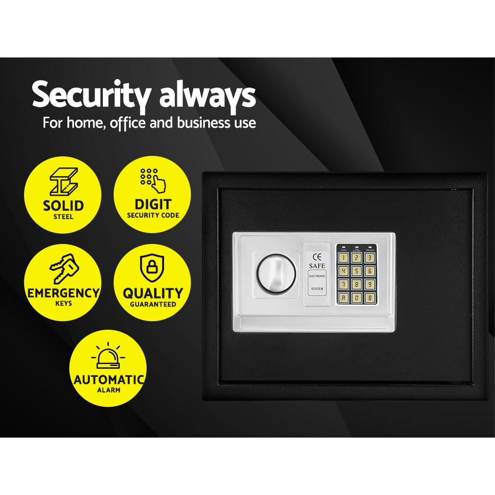 UL-TECH Electronic Safe Digital Security Box 20L freeshipping - Awezingly