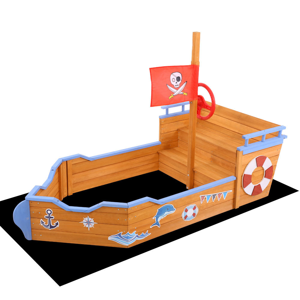 Keezi Boat Sand Pit freeshipping - Awezingly