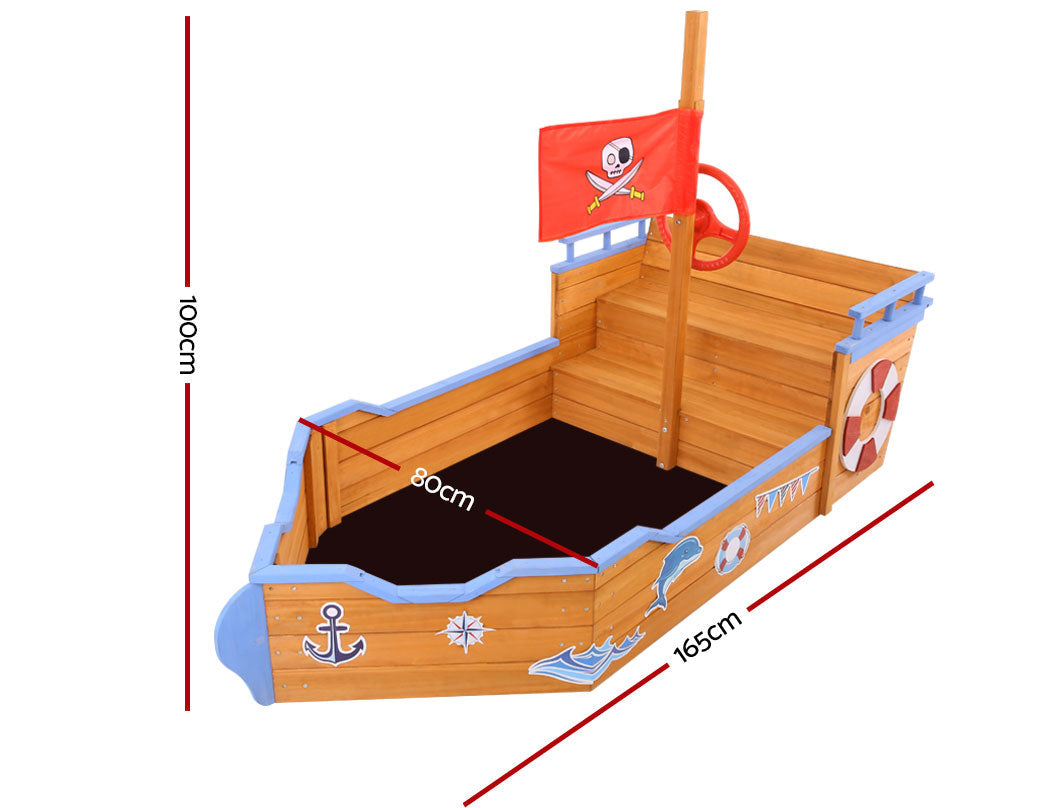 Keezi Boat Sand Pit freeshipping - Awezingly