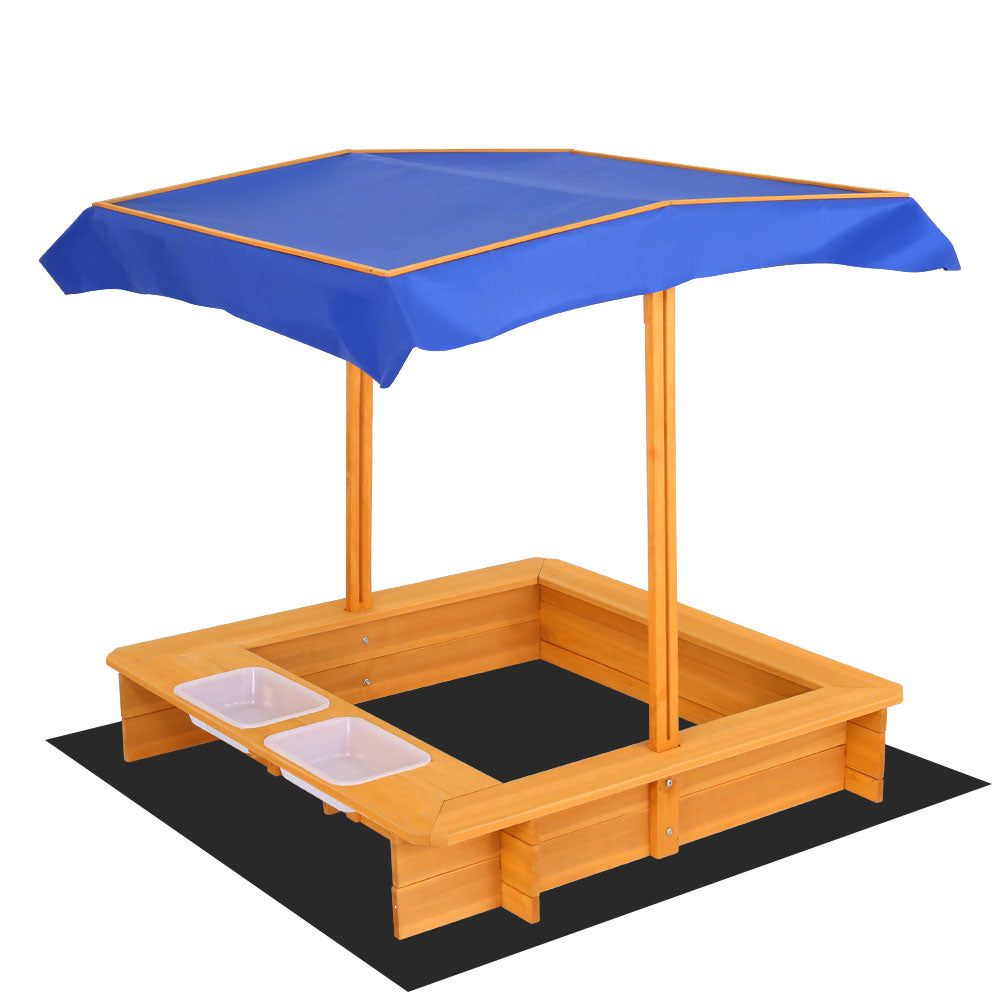 Keezi Outdoor Canopy Sand Pit freeshipping - Awezingly