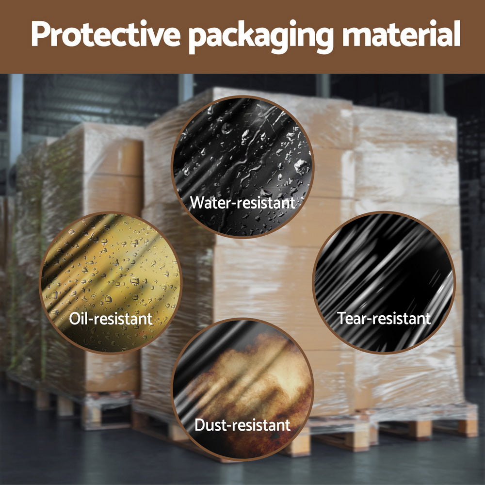 400mx50cm Stretch Film 4Pcs Shrink Wrap Rolls Package Material Home Warehouse