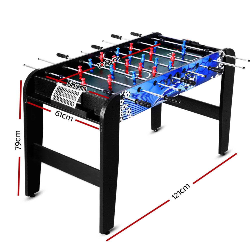 4FT Soccer Table Foosball Football Game Home Party Pub Size Kids Adult Toy Gift freeshipping - Awezingly