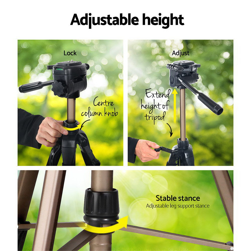 Weifeng 160cm Dual Bubble Level Camera Tripod freeshipping - Awezingly