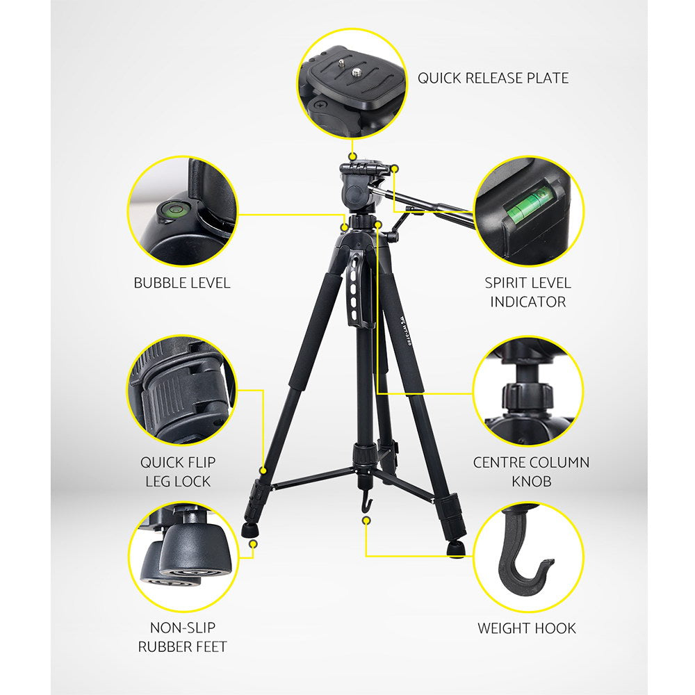 Weifeng 160CM Professional Camera Tripod freeshipping - Awezingly