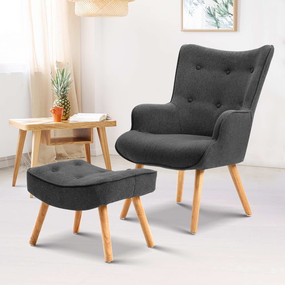 Artiss LANSAR Lounge Accent Chair freeshipping - Awezingly