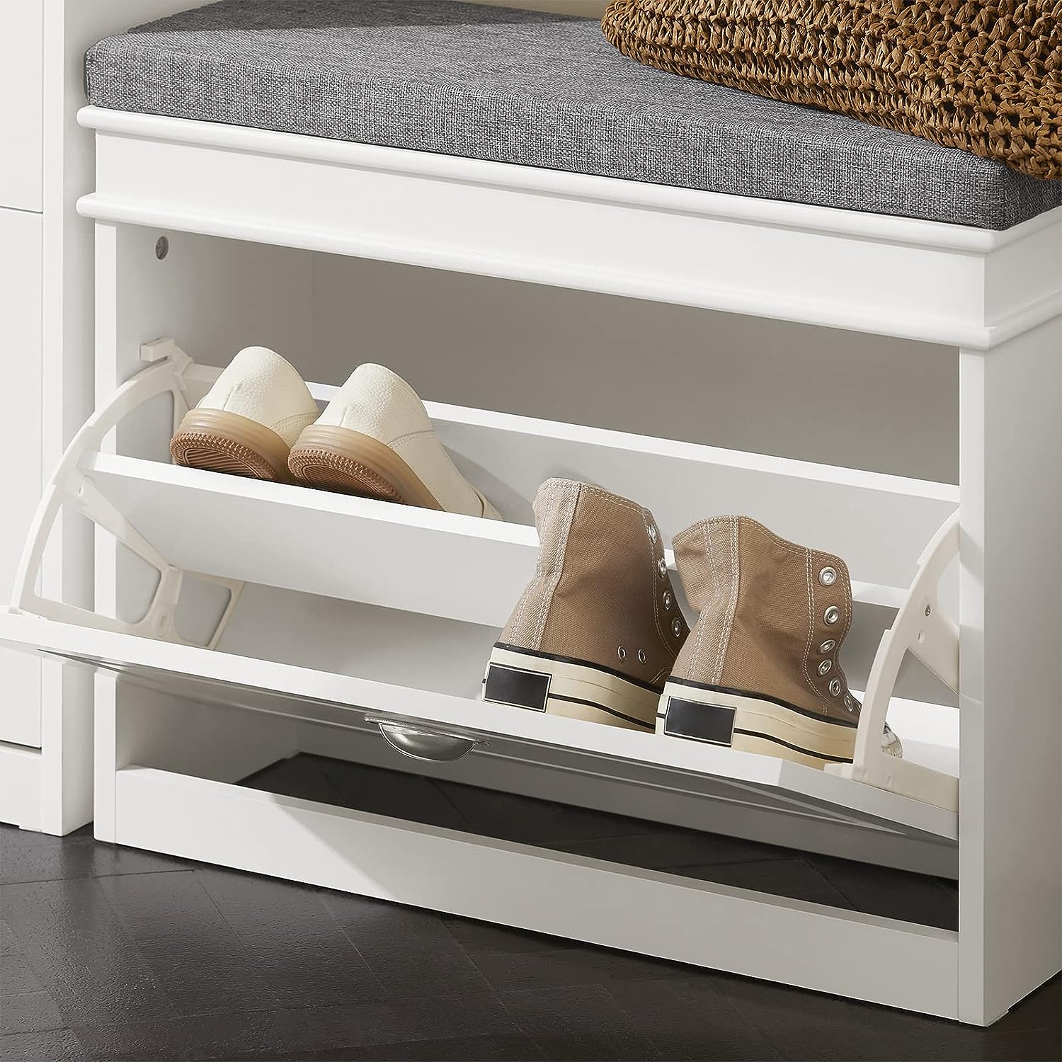 Tilt-Out Shoe Cabinet Shoe Rack