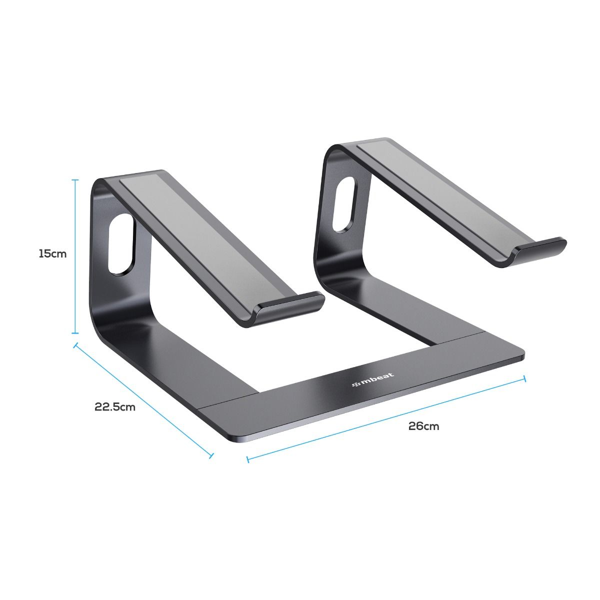 mbeat Stage S1 Space Grey Elevated Laptop Stand up to 16\