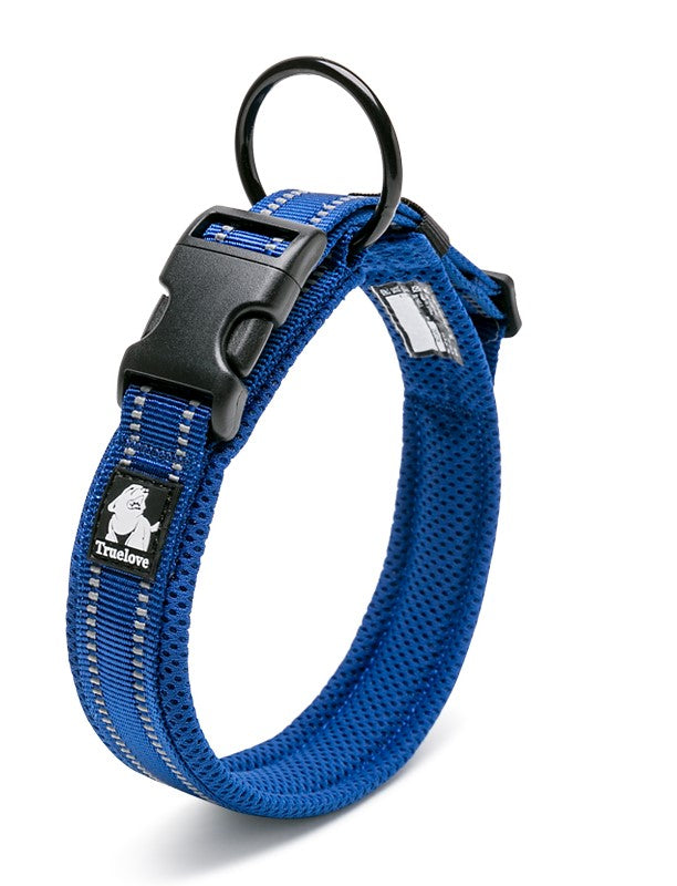 Heavy Duty Reflective Collar Royal Blue XL